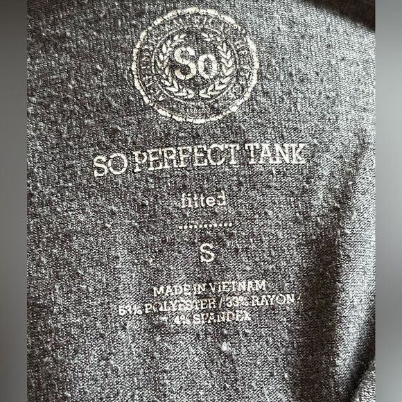 SO forged iron grey fitted perfect tank size small - Picture 5 of 5